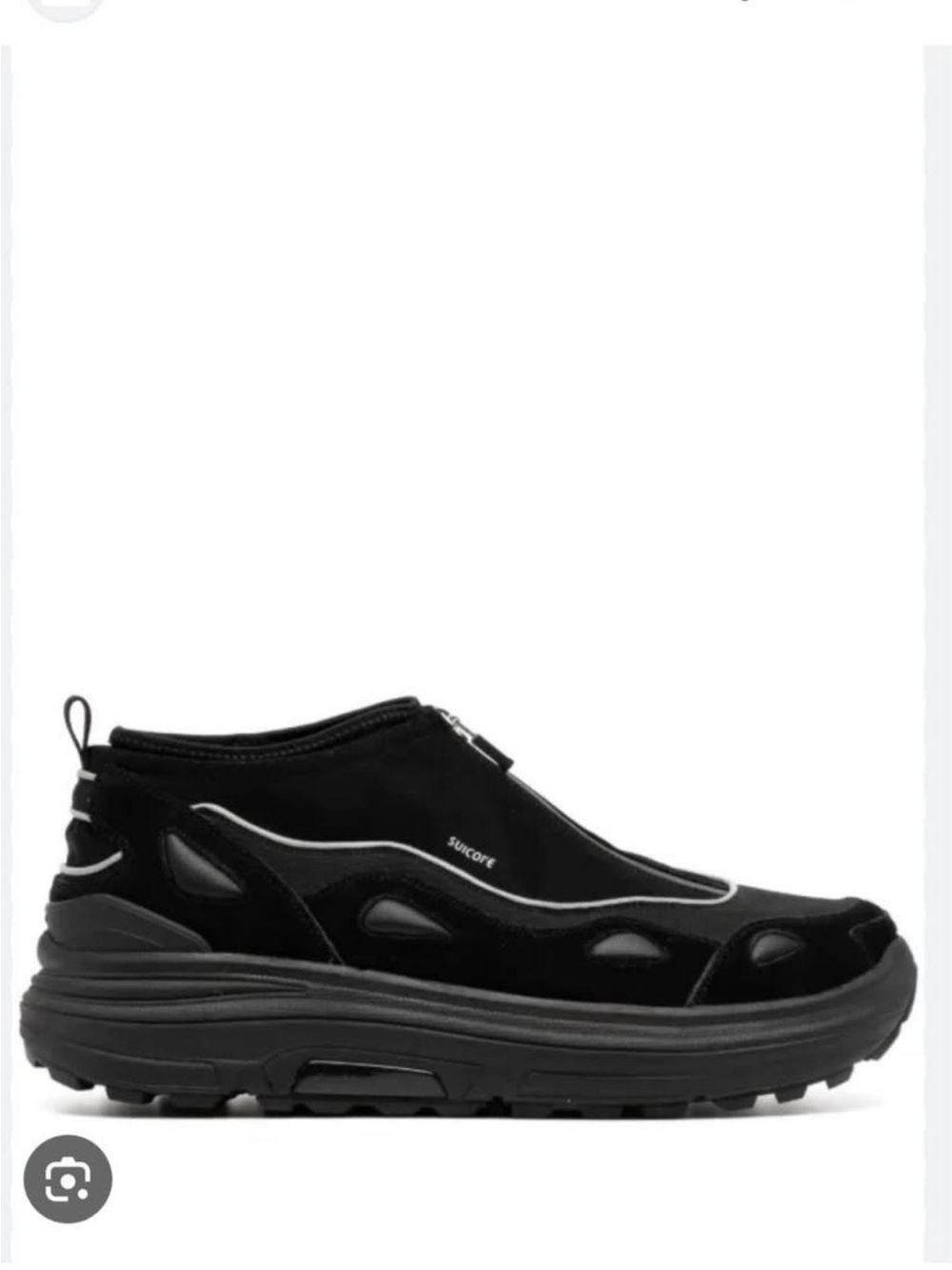 Suicoke Black Akk-Zip Panelled Men's Sneakers fits like a women’s 7 US